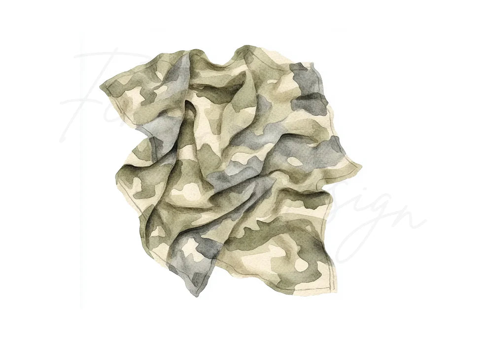Camouflage Pattern Clipart Bundle