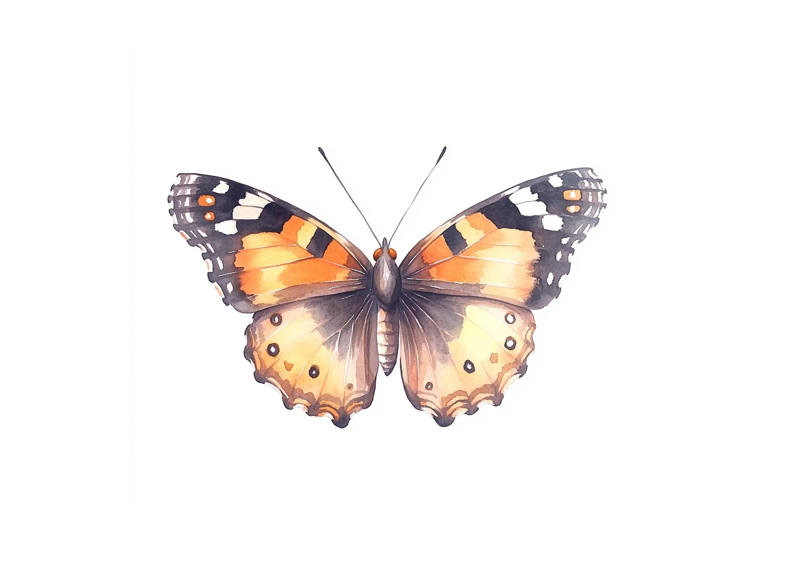 Vibrant Butterfly Clipart Bundle