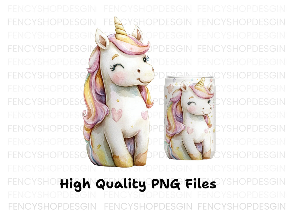 Cute Unicorn Clipart Bundle for Kids