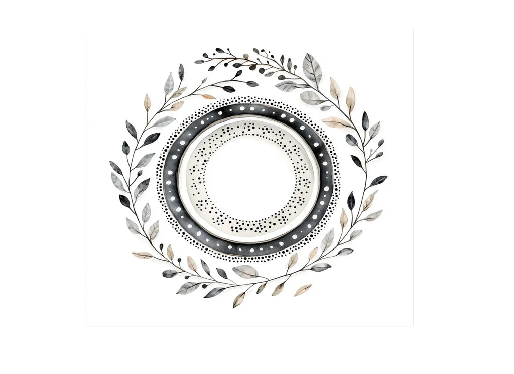 Elegant Floral Wreaths Clipart Bundle