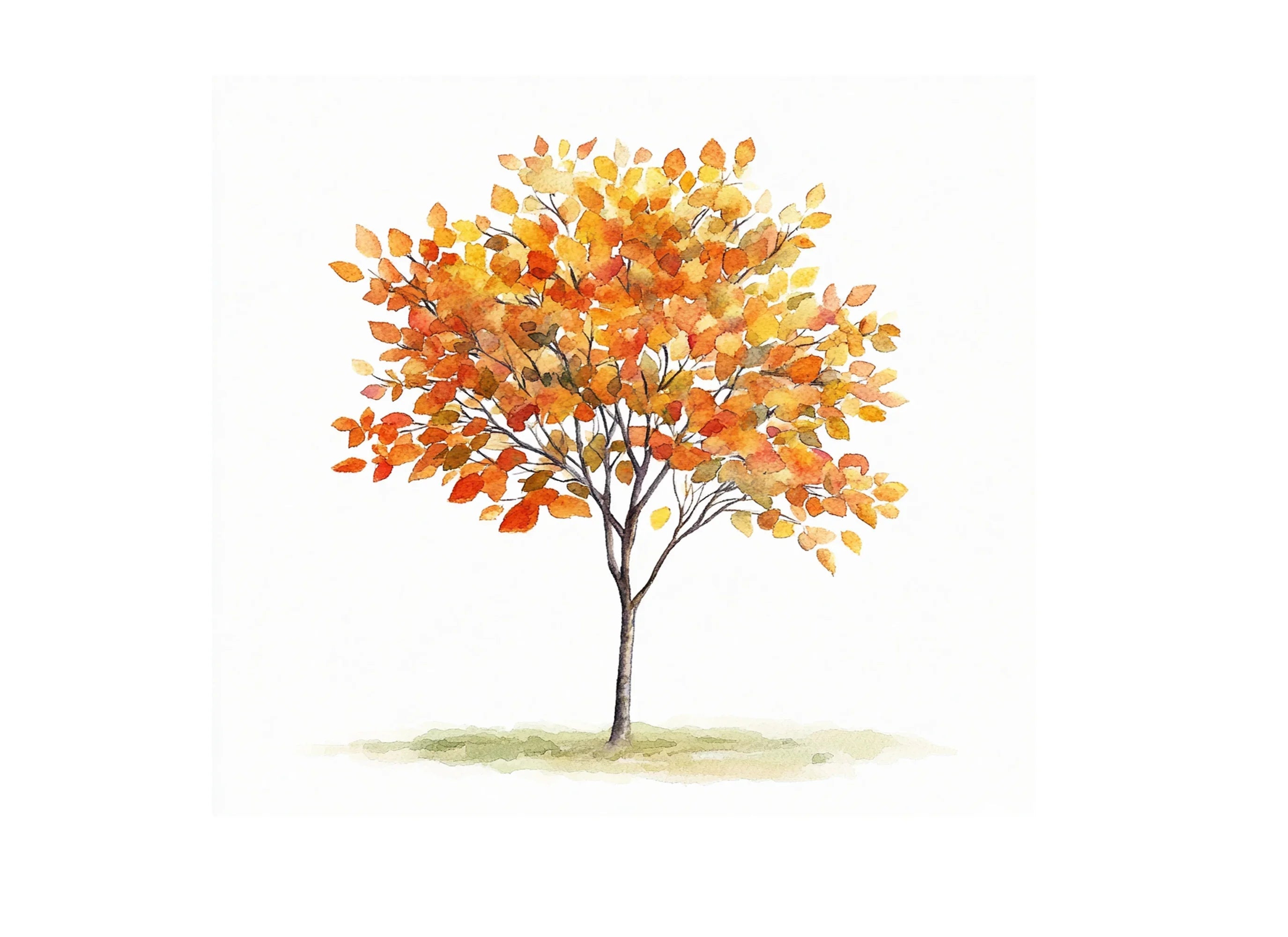 Autumn Trees Clipart Bundle