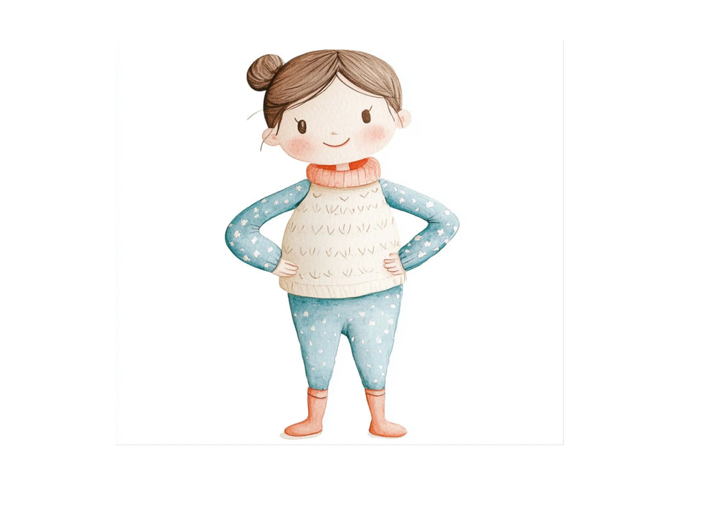 Cute Girls Clipart Bundle