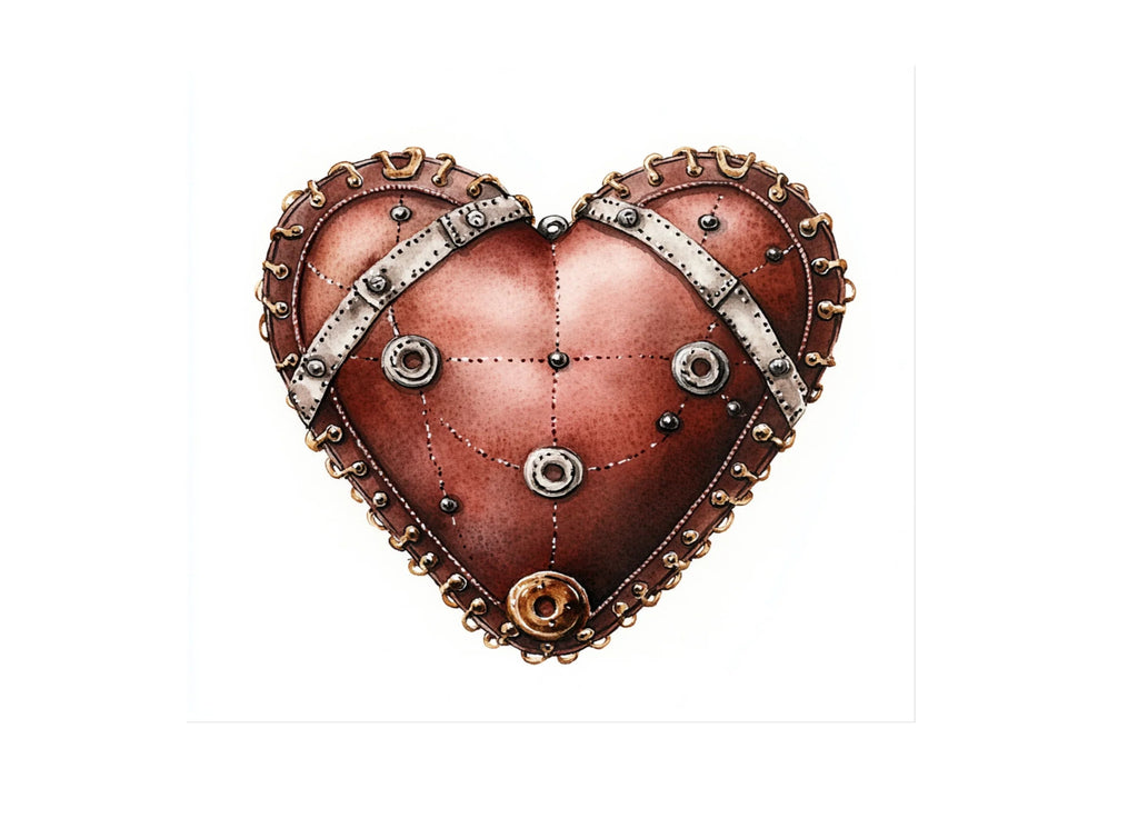 Steampunk Hearts Clipart Bundle