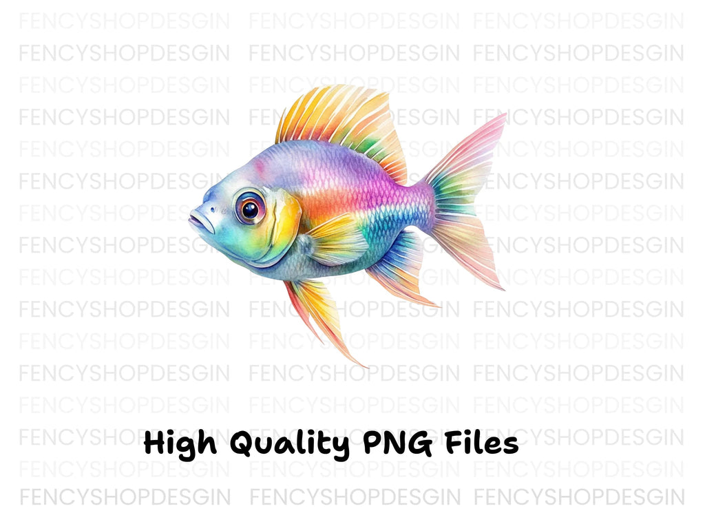 Colorful Goldfish Clipart Bundle