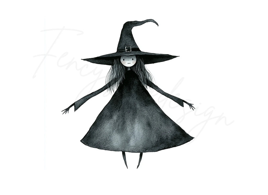 Cute Witch Clipart Bundle