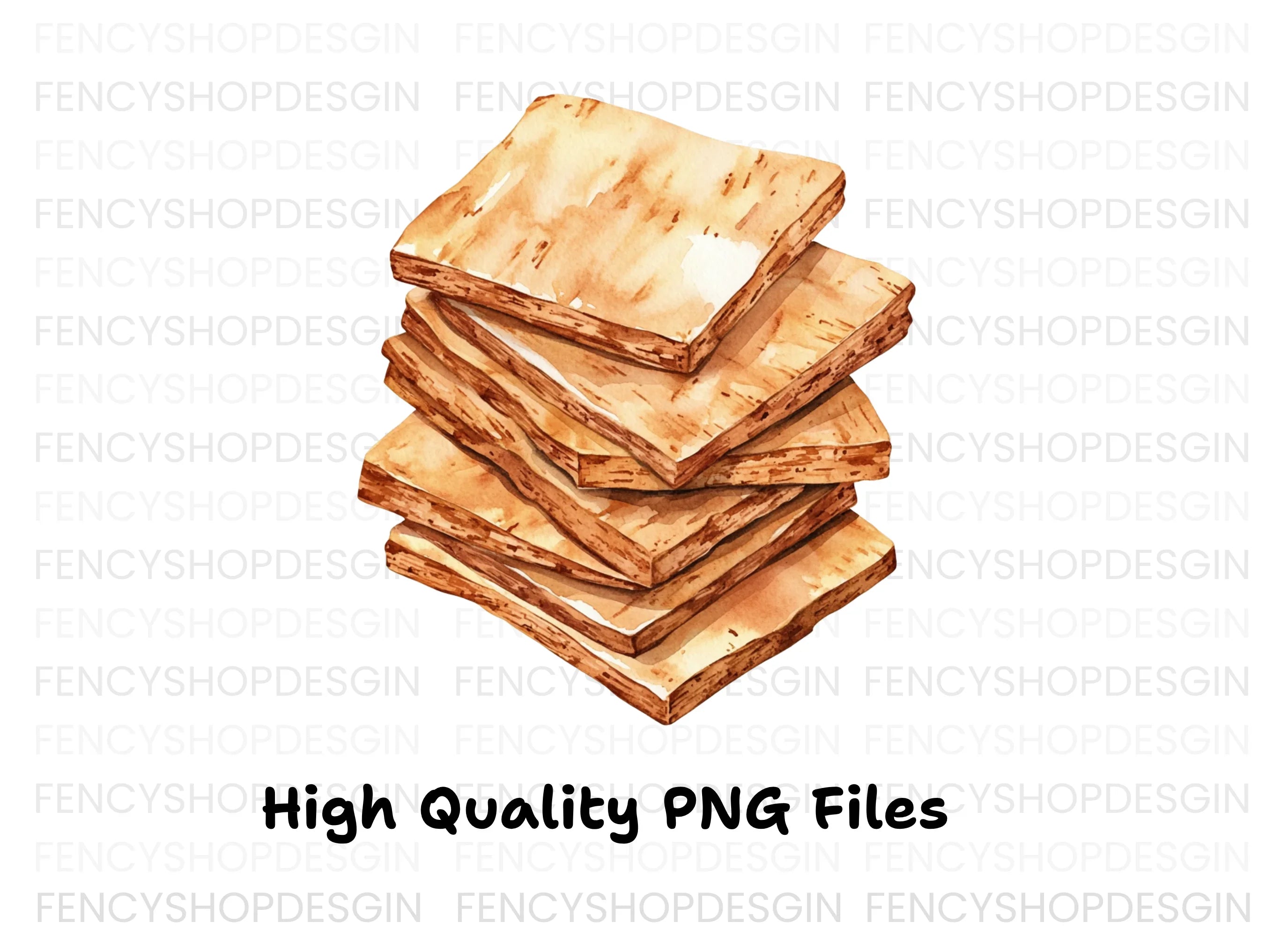 Wood Stacks Clipart Bundle