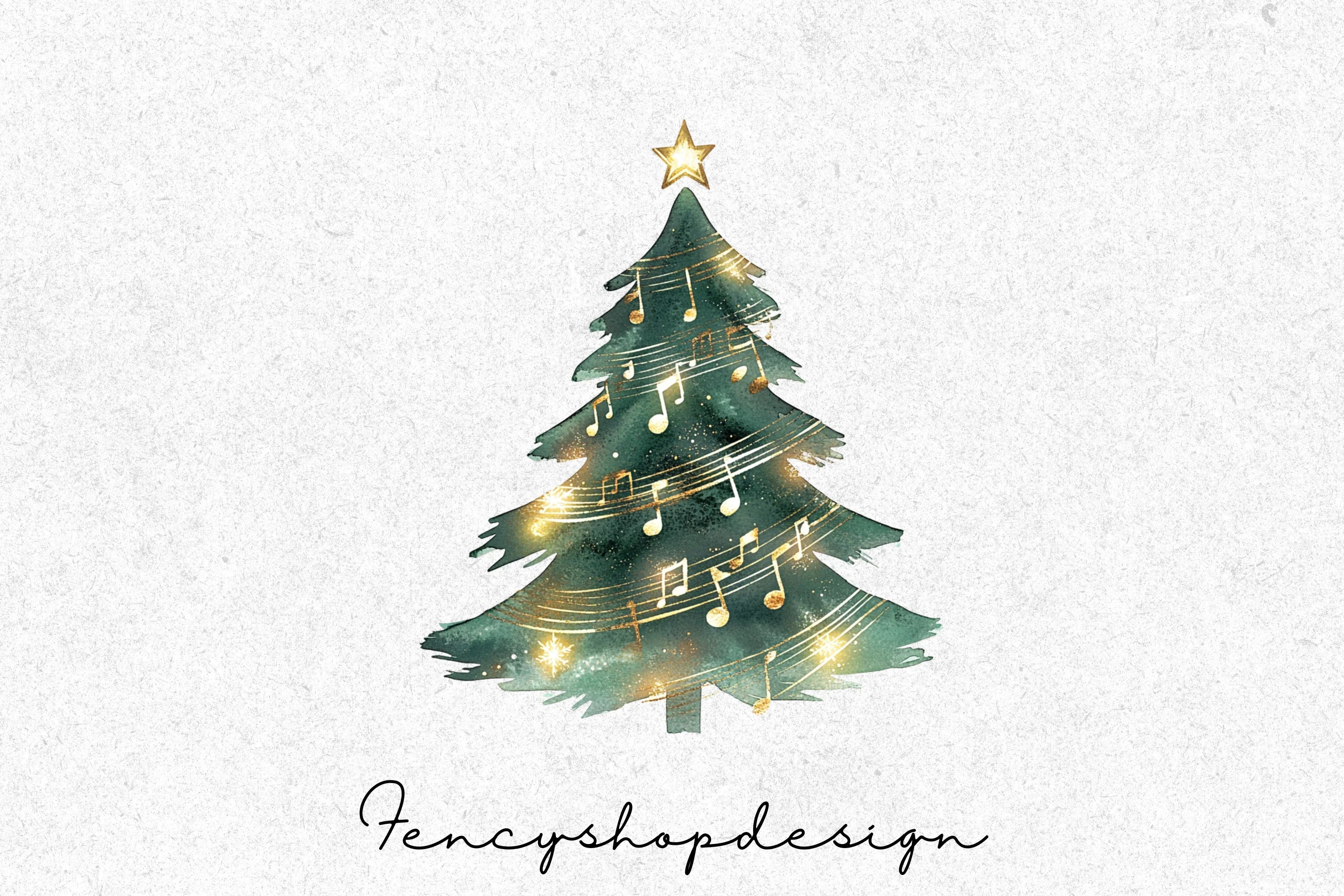 Christmas Tree Clipart Bundle