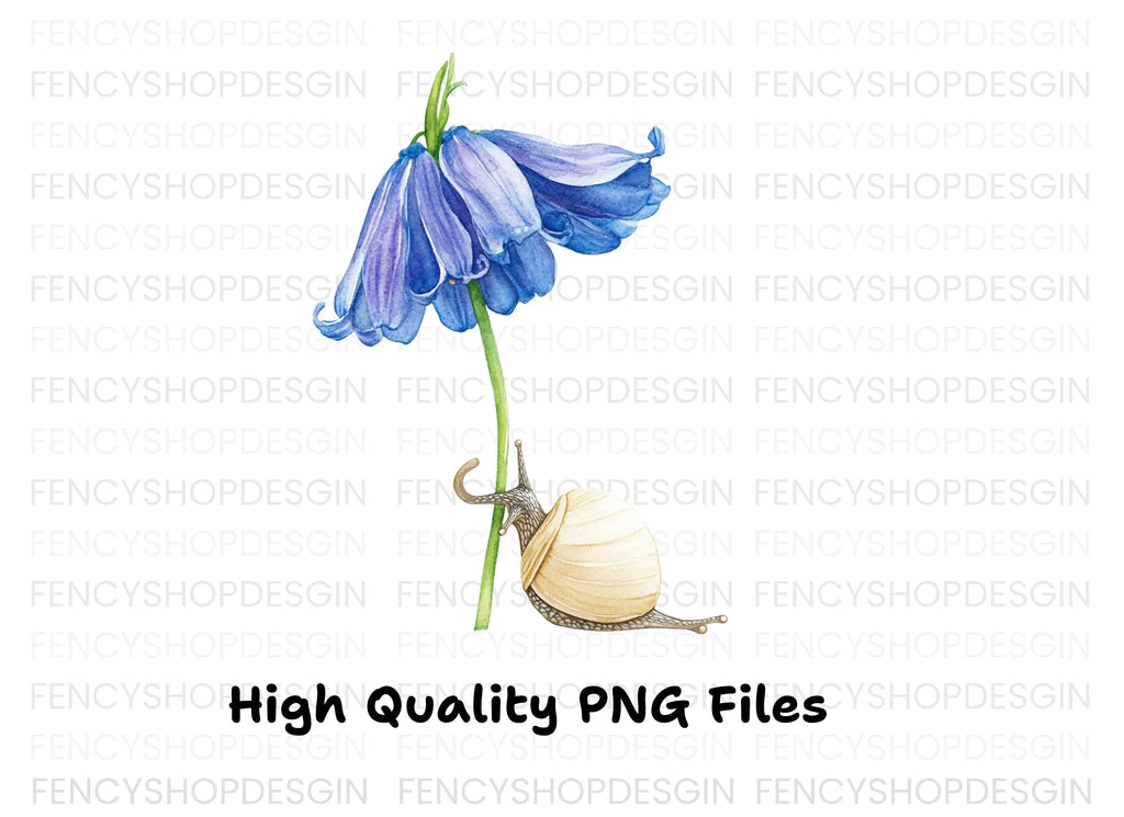 Snails Carrying Berries Clipart Bundle