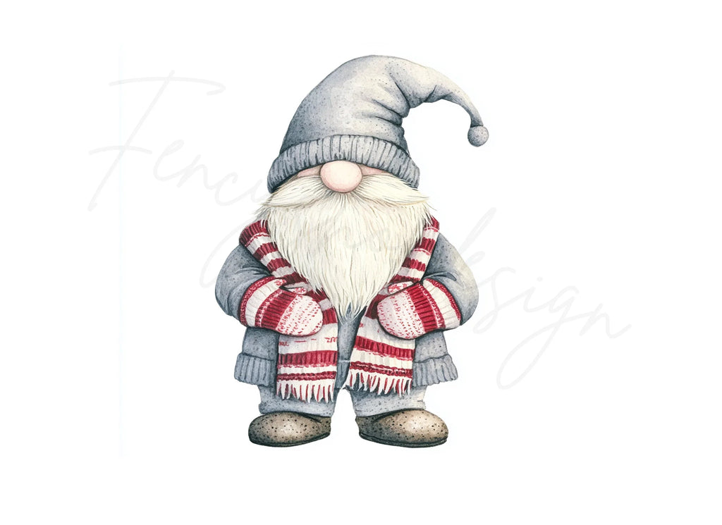 Christmas Gnomes Clipart Bundle