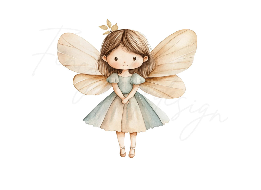 Cute Fairy Clipart Bundle
