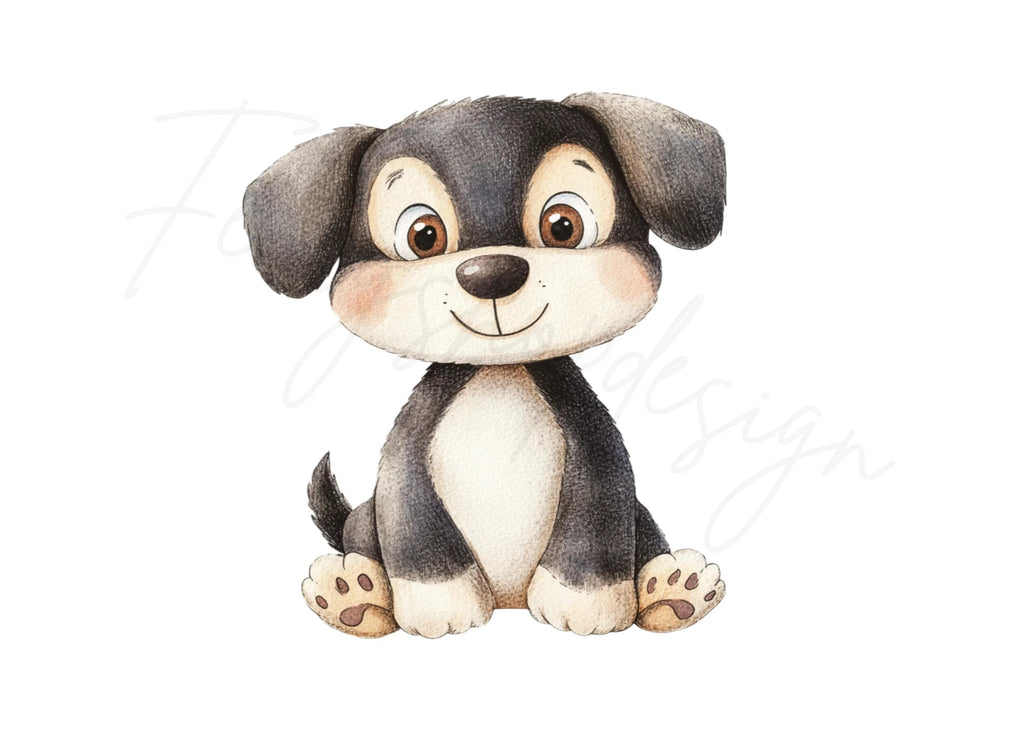 Adorable Puppy Clipart Bundle