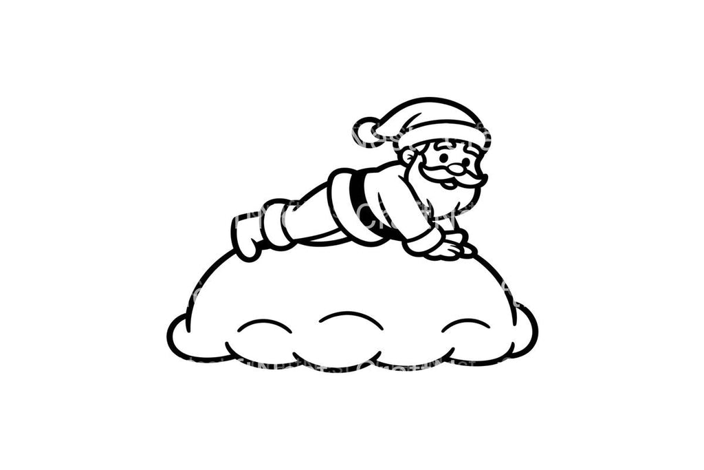 Santa Claus on Snow Coloring Books