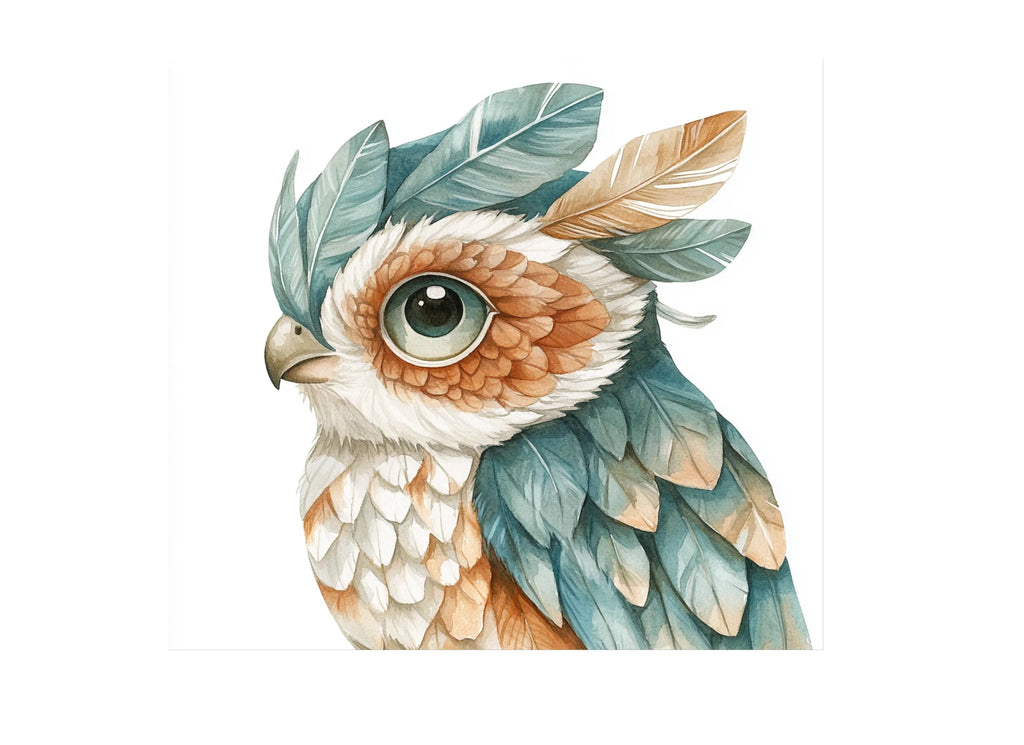 Feathered Bird Heads Clipart Bundle