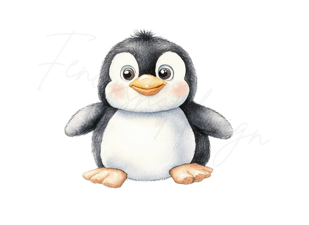Charming Penguin Clipart Bundle