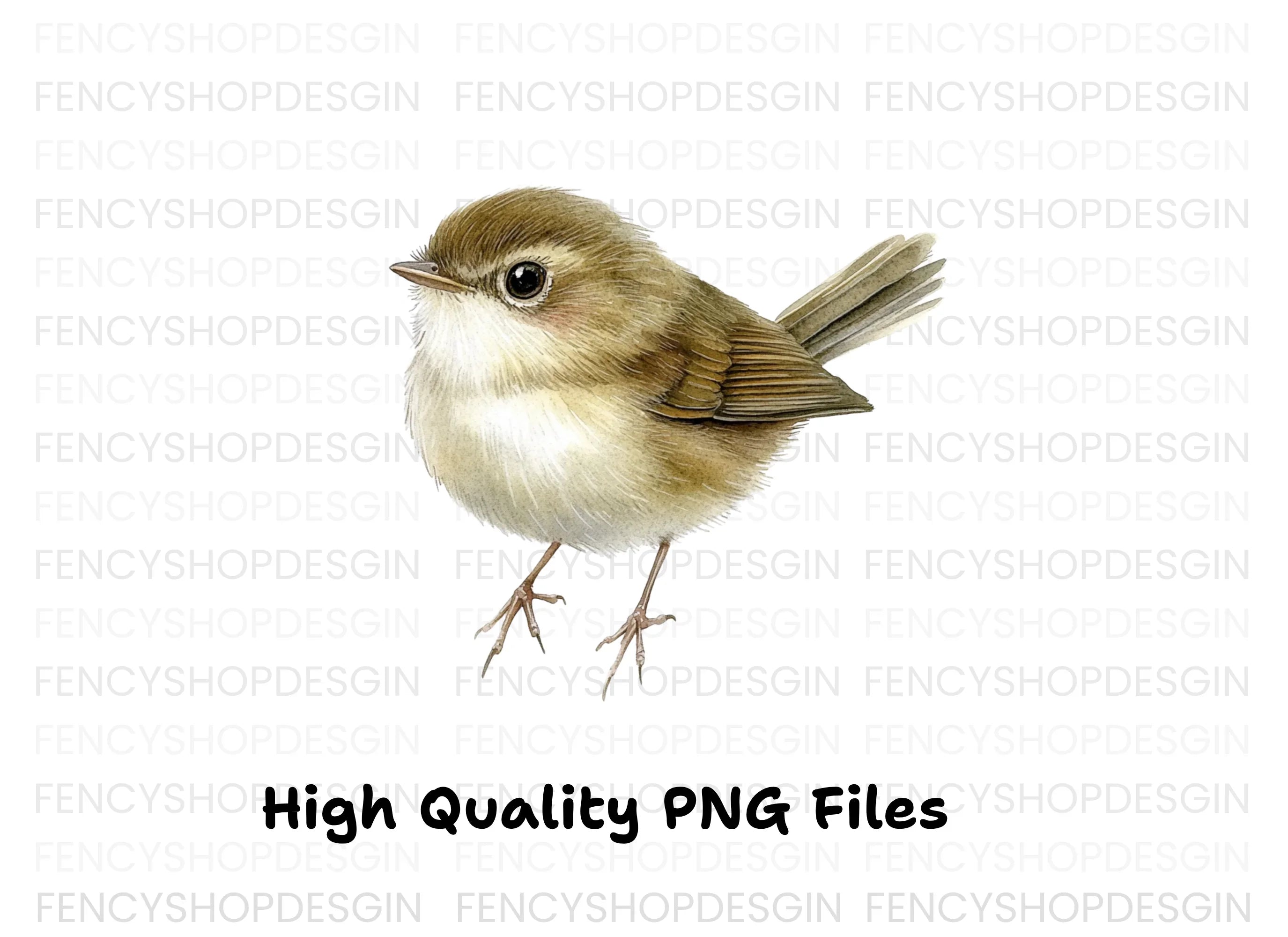 Cute Small Birds Clipart Bundle