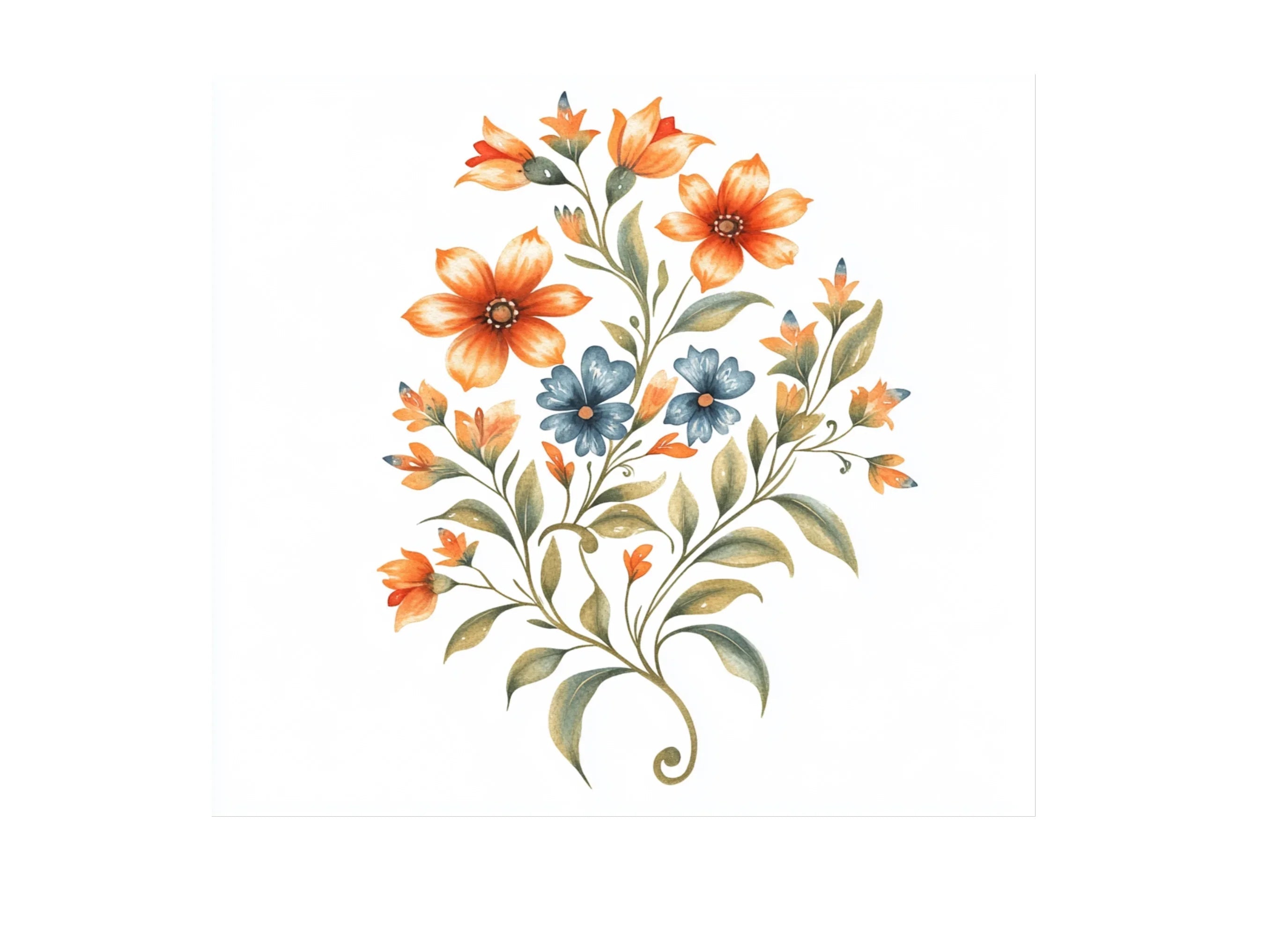 Vibrant Flower Clipart Bundle