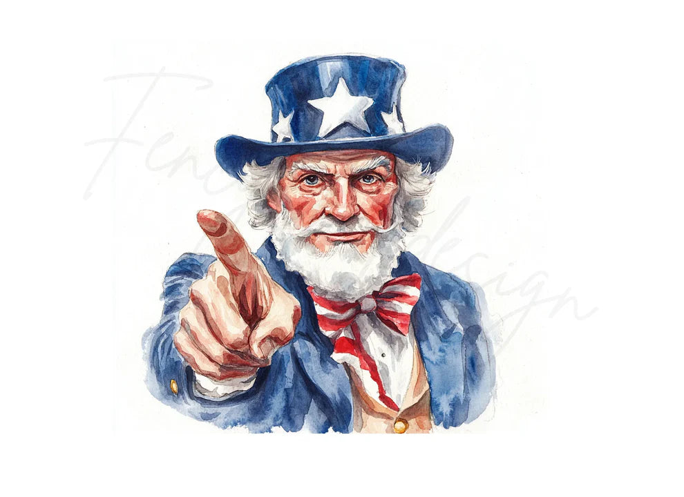 Uncle Sam Clipart Bundle