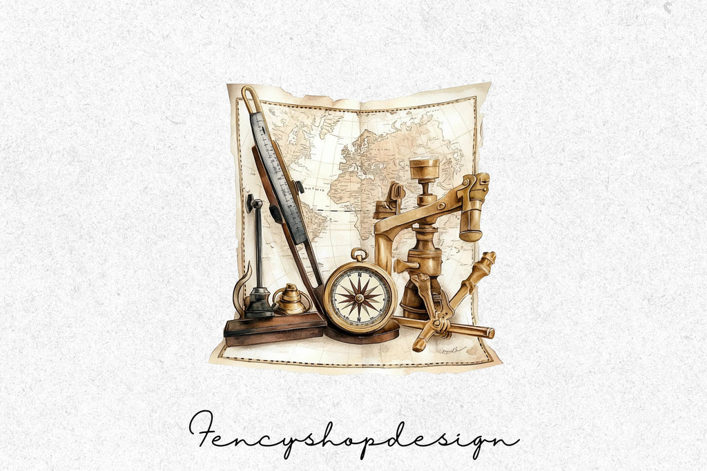 Nautical Pirate Themed Clipart Bundle