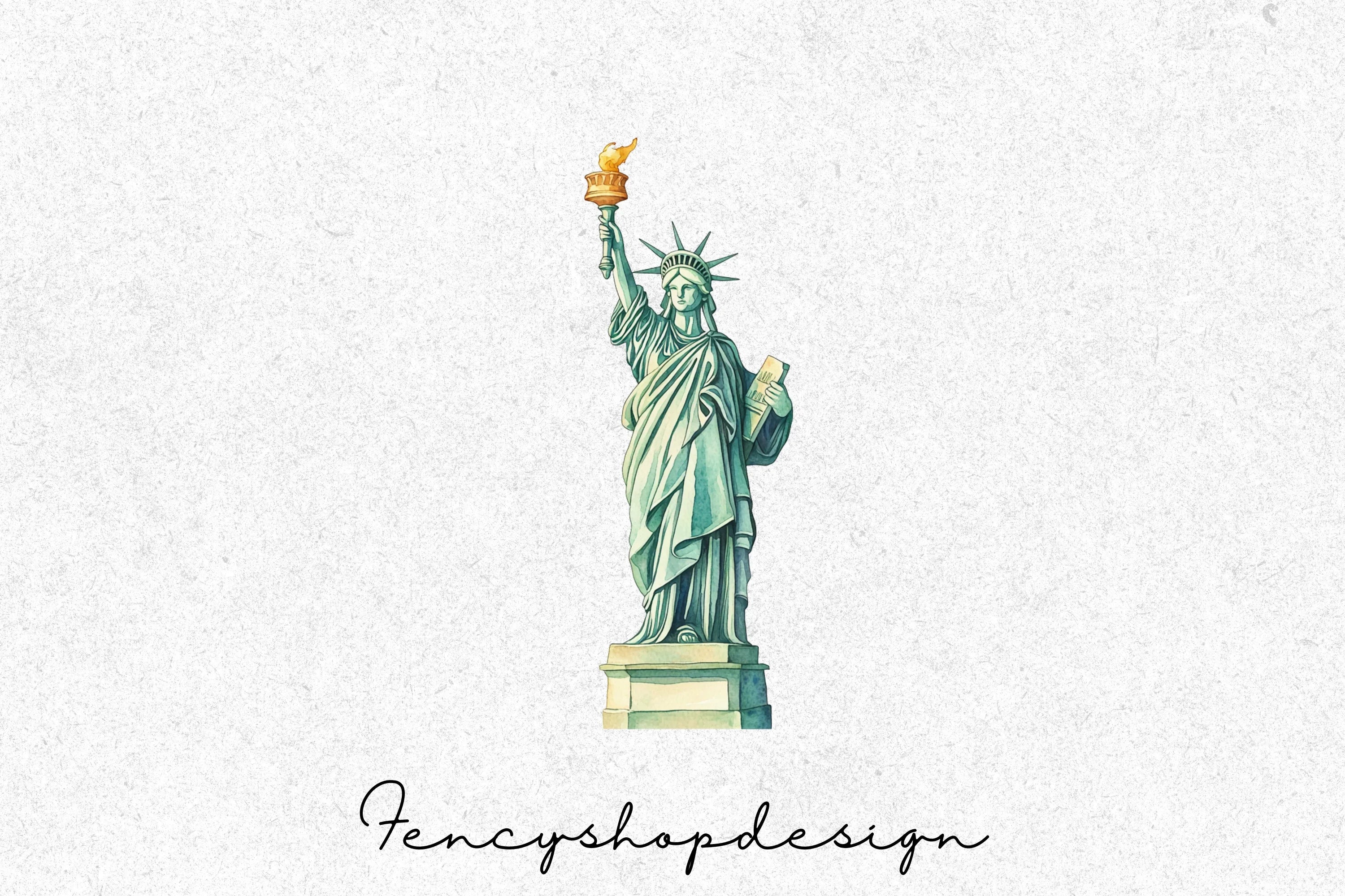 Statue of Liberty Clipart Bundle