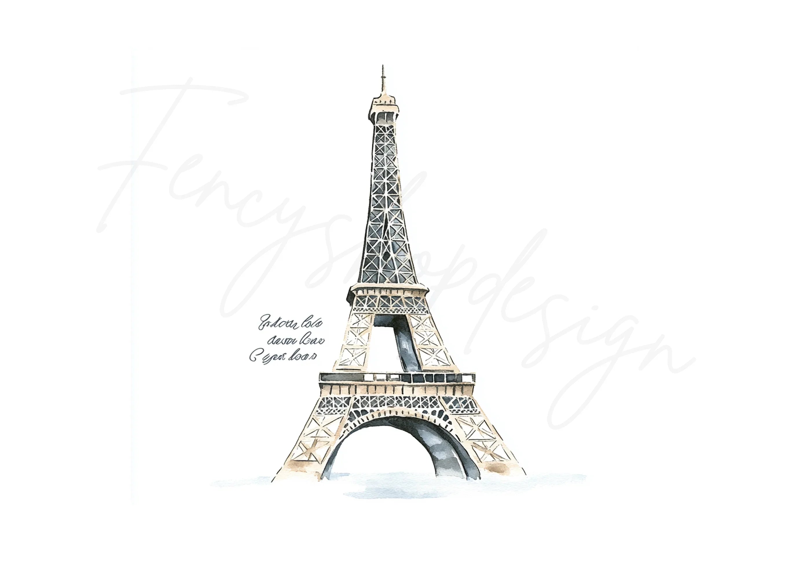 Eiffel Tower Clipart Bundle