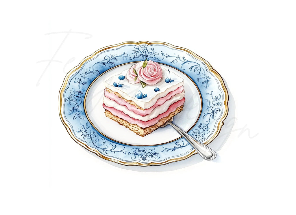 Elegant Cake Clipart Bundle