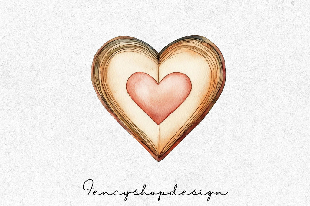 Heart Book Clipart Bundle