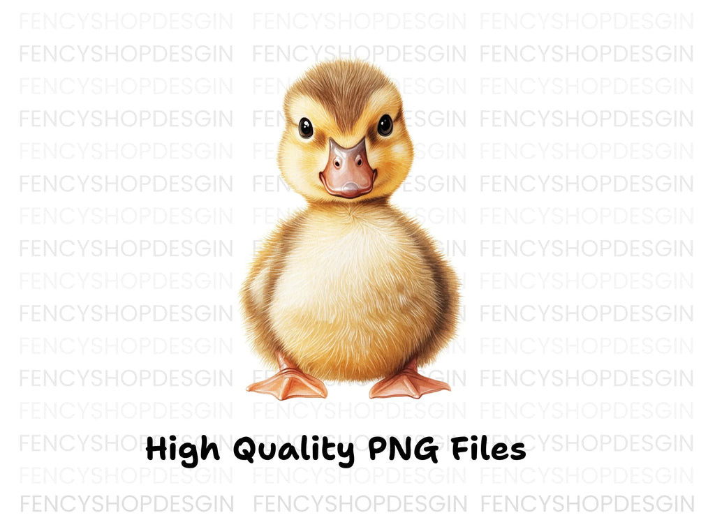 Cute Baby Duckling Clipart Bundle