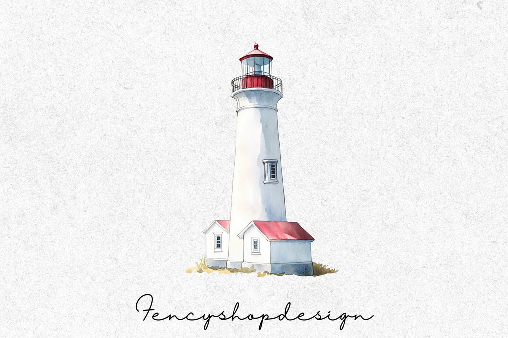 Coastal Lighthouse Clipart Bundle