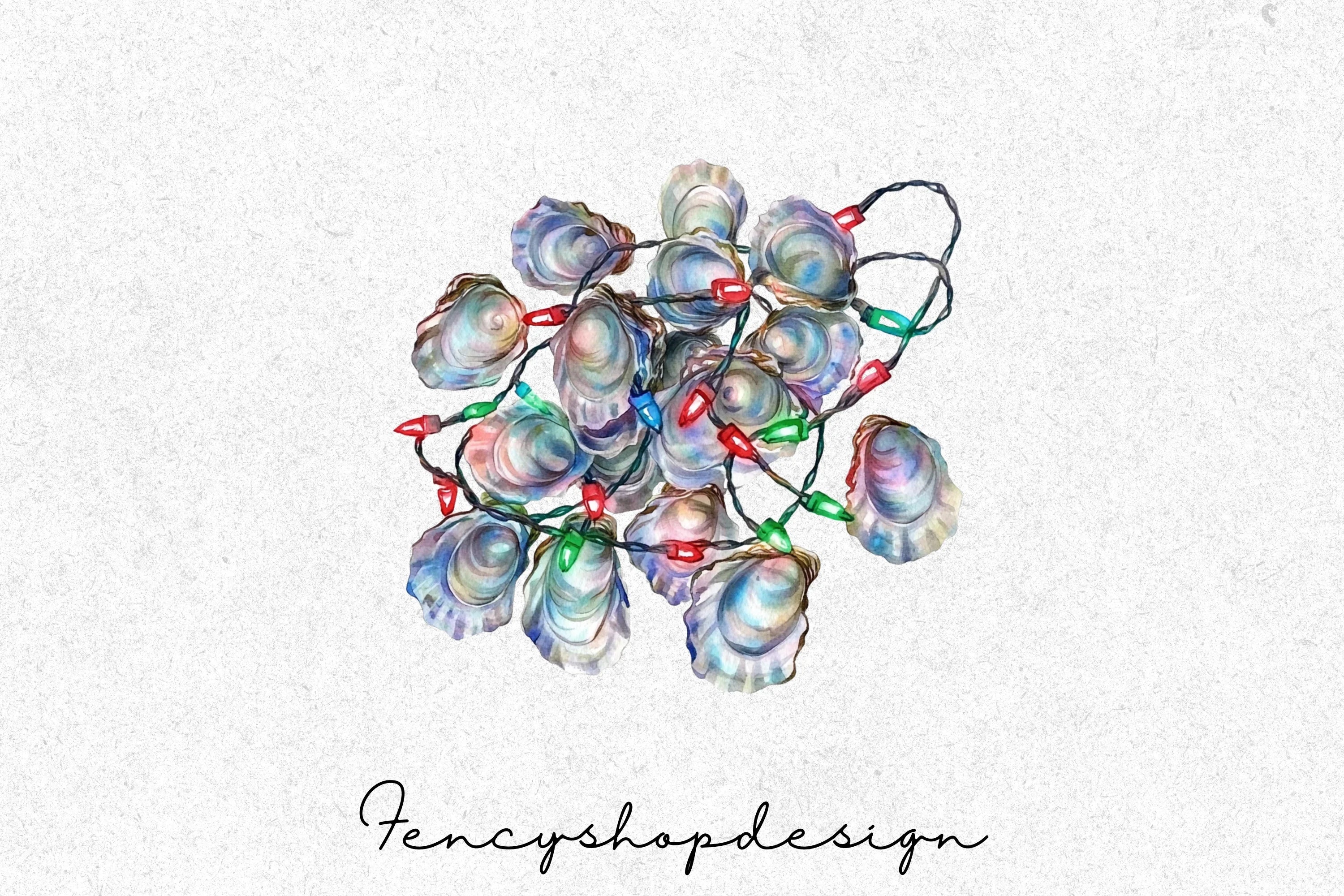 Coastal Seashells Clipart Bundle