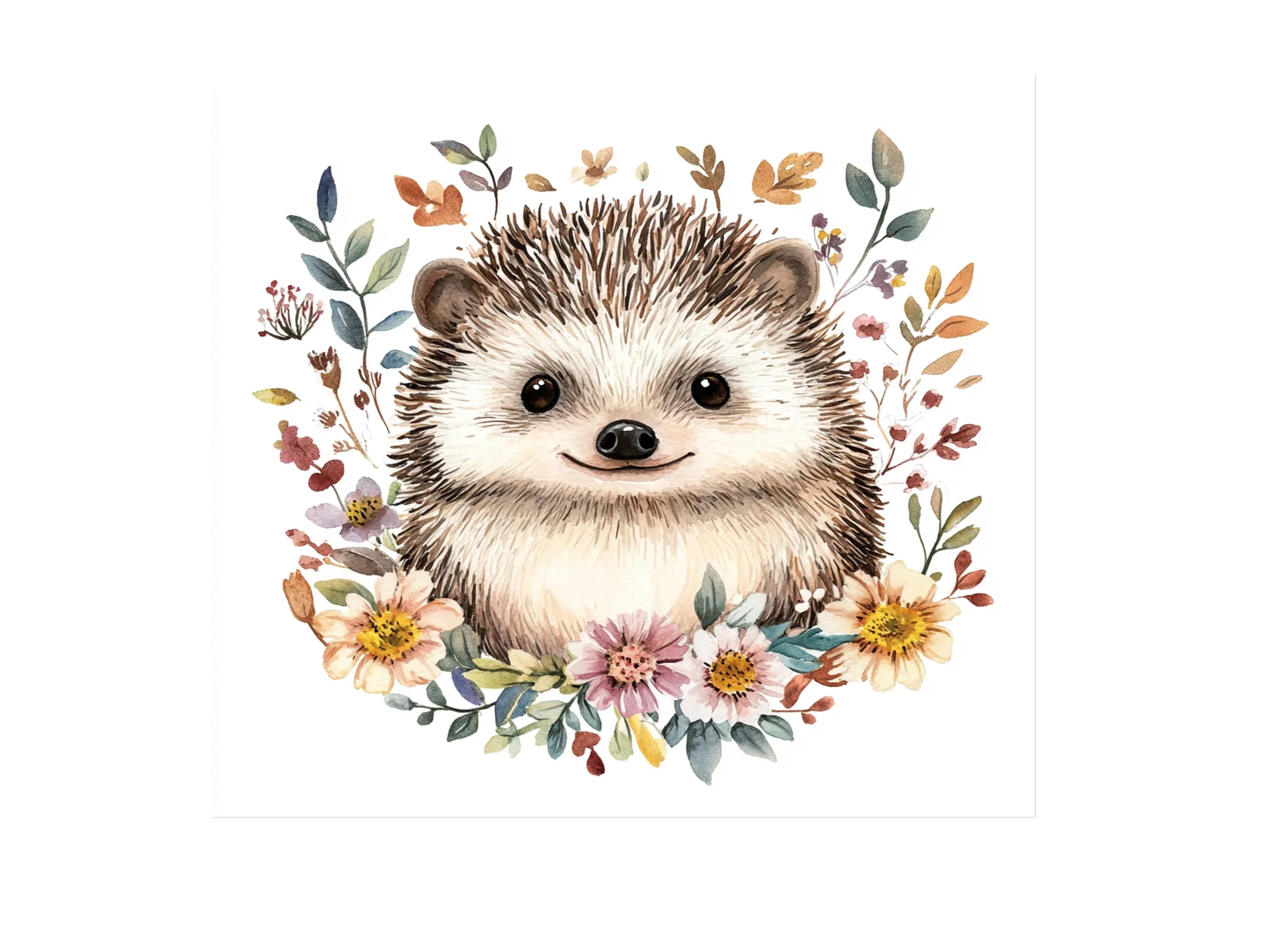 Cute Hedgehog Clipart Bundle