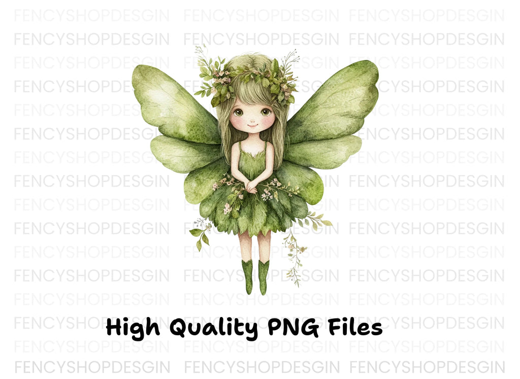 Whimsical Forest Fairy Clipart Bundle