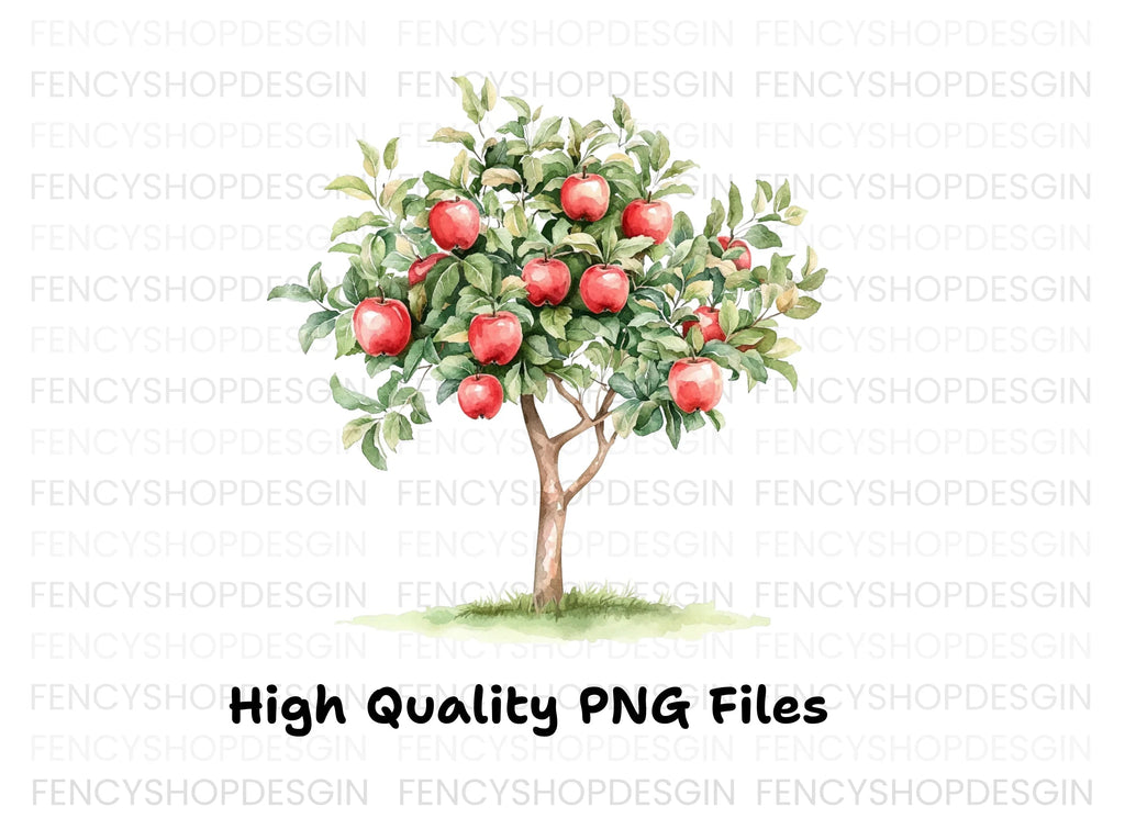 Apple Tree Clipart Bundle