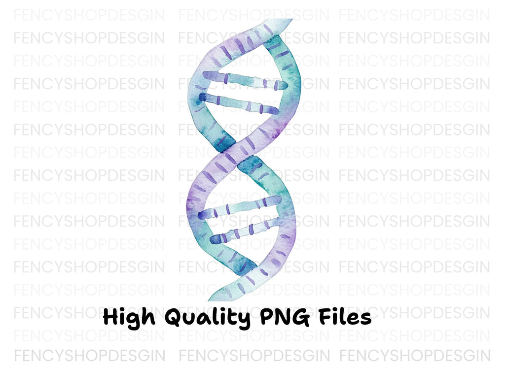 DNA Strands Clipart Bundle