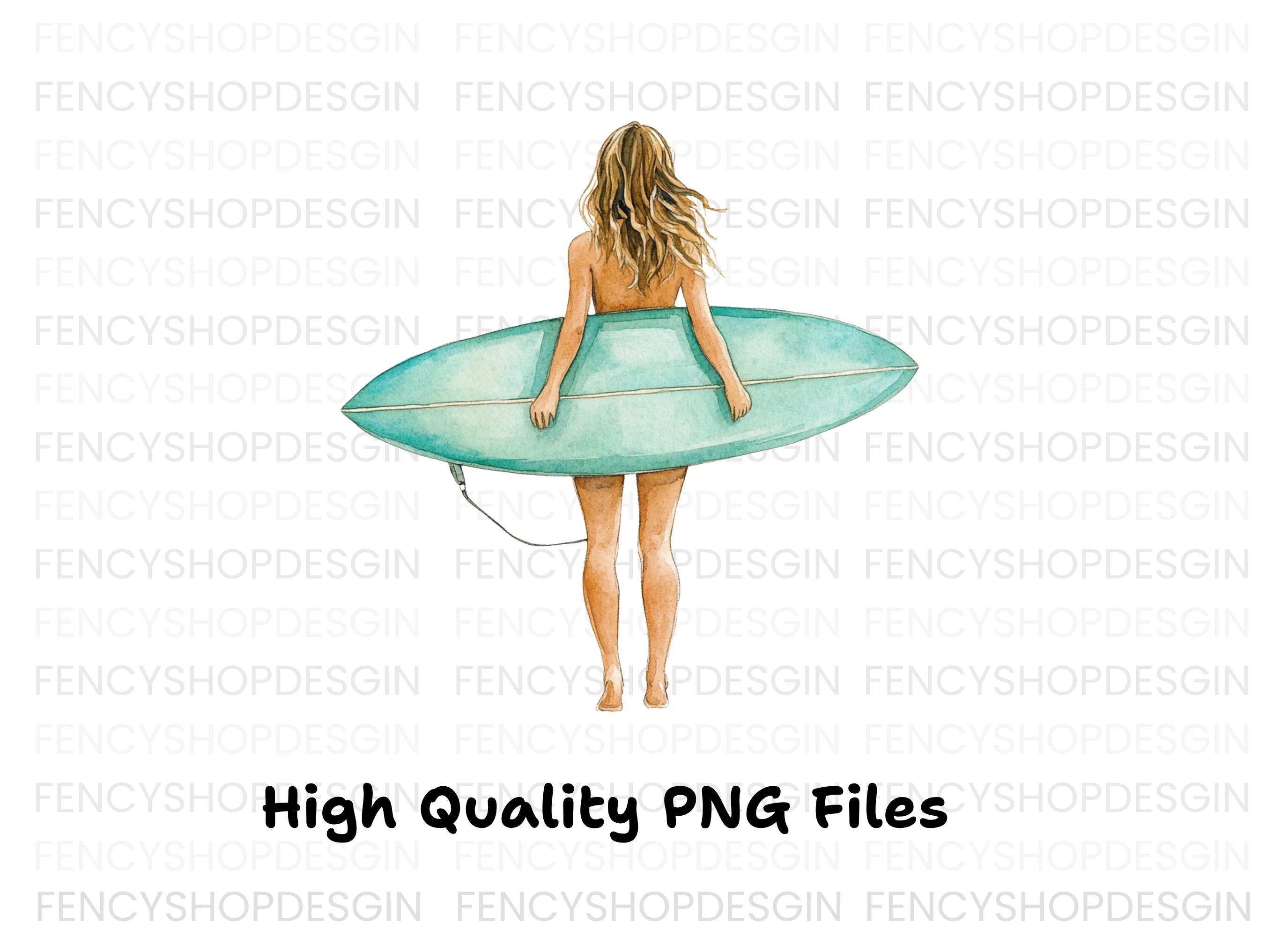 Surfer Summer Fun Clipart Bundle