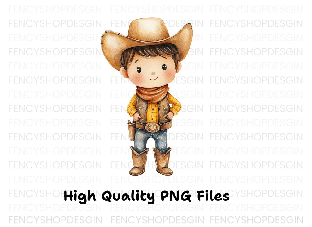 Charming Cowboy Clipart Bundle
