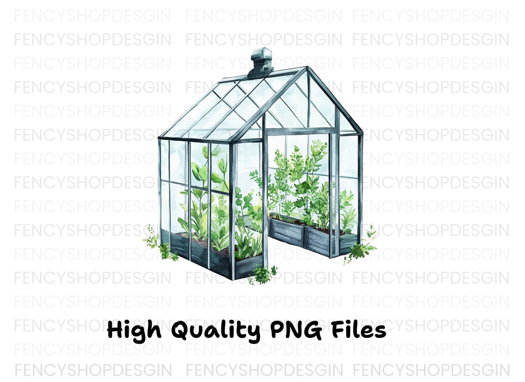 Greenhouse Clipart Bundle