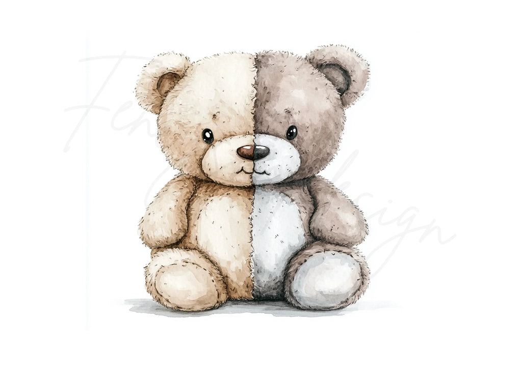 Cute Teddy Bear Clipart Bundle