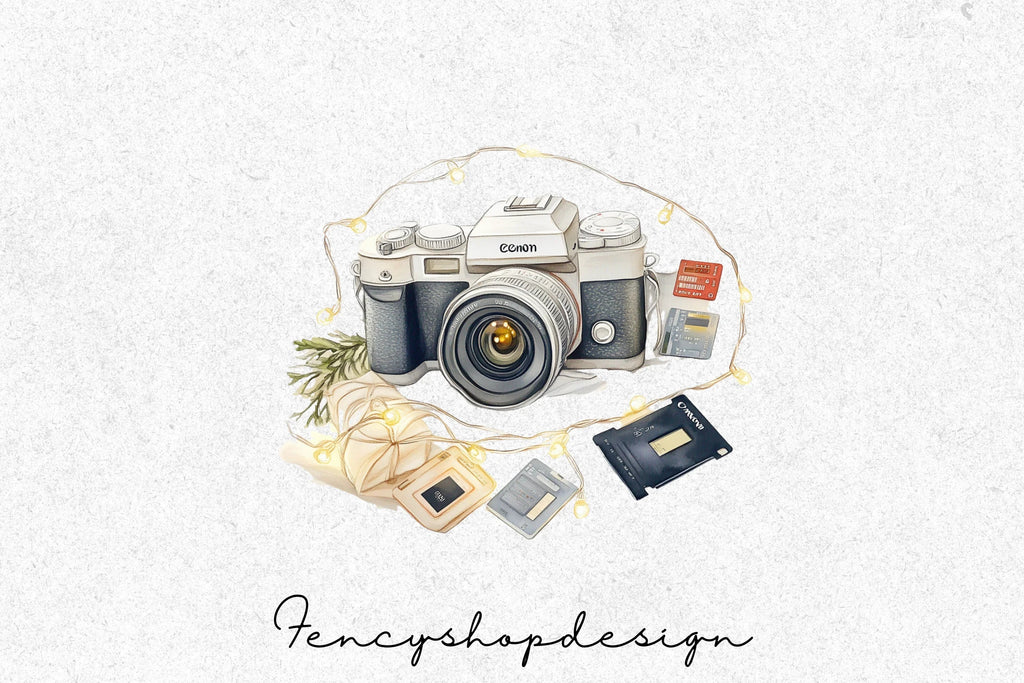 Photography Santa Clipart Bundle
