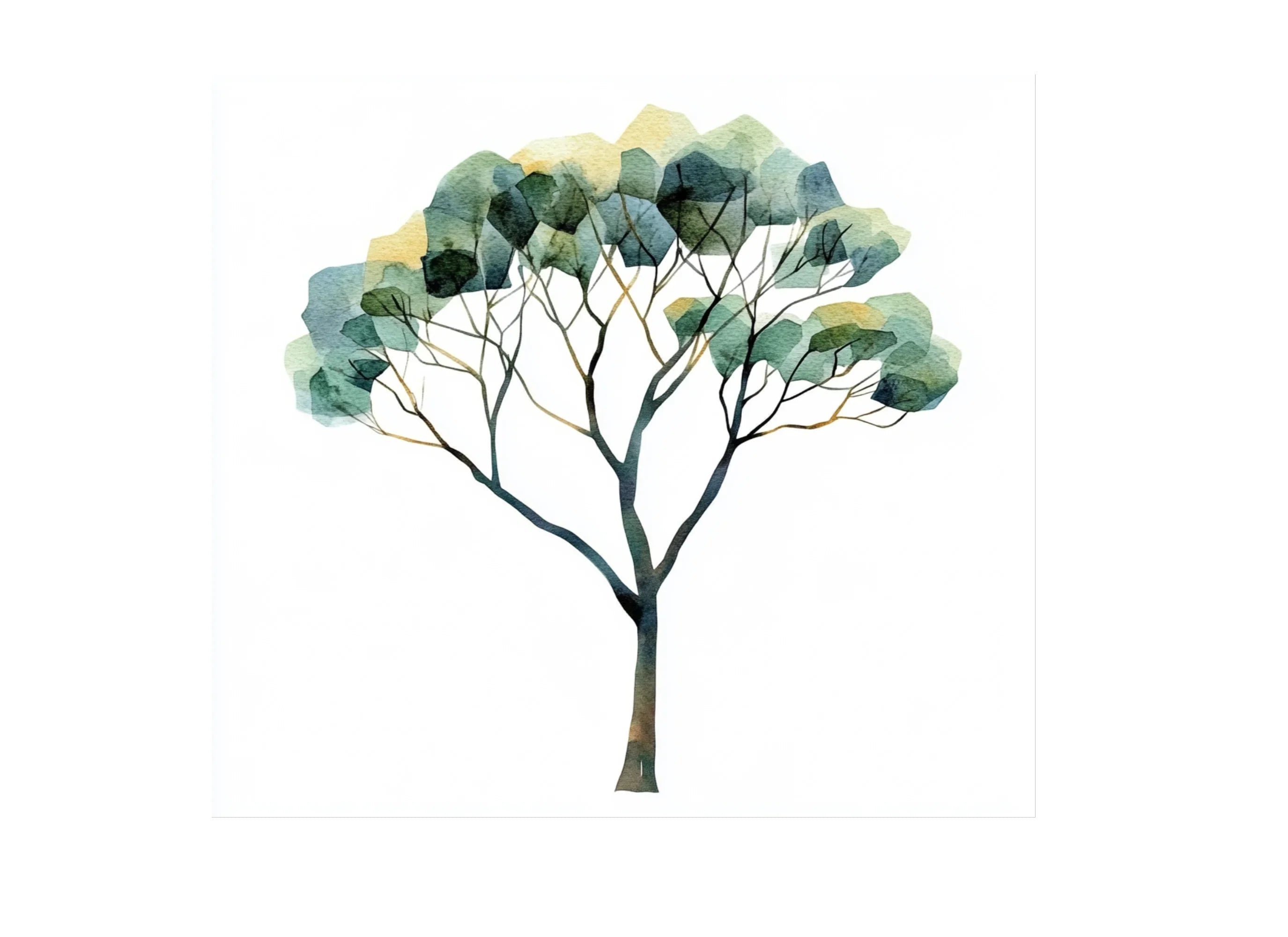 Abstract Tree Illustration Clipart Bundle