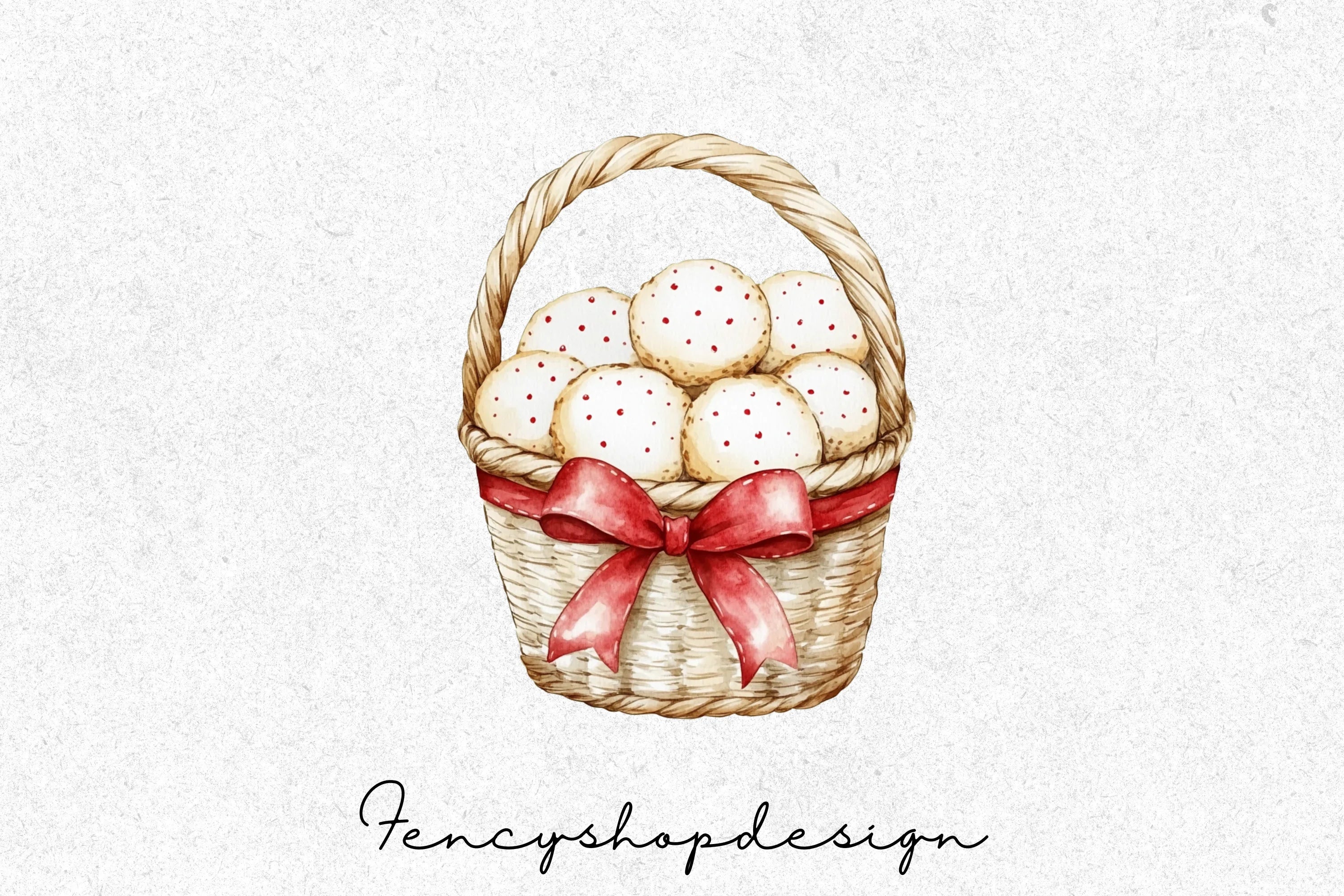 Christmas Treats Baskets Clipart Bundle