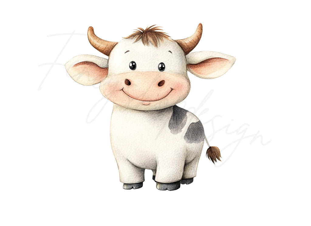 Adorable Cow Clipart Bundle