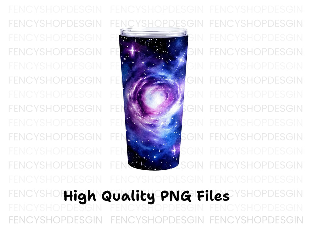 Galaxy Tumbler Clipart Bundle
