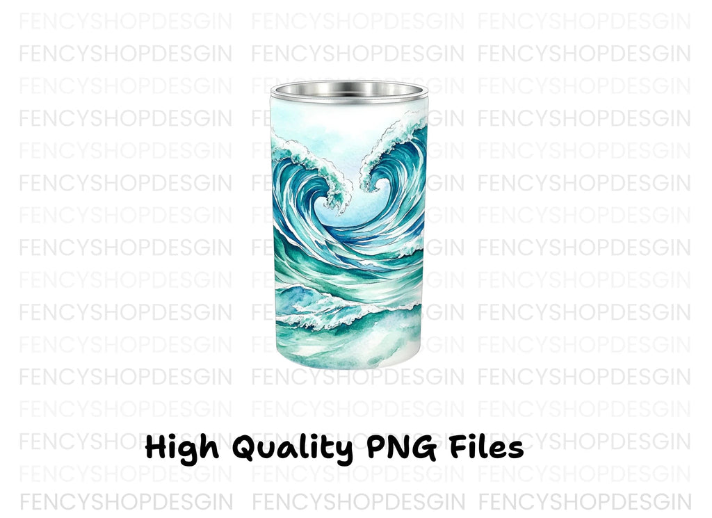 Ocean Wave Tumbler Clipart Bundle