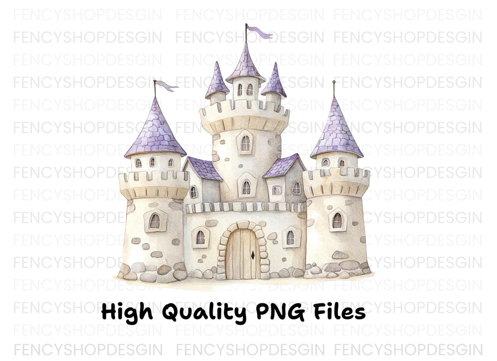 Fantasy Castle Clipart Bundle