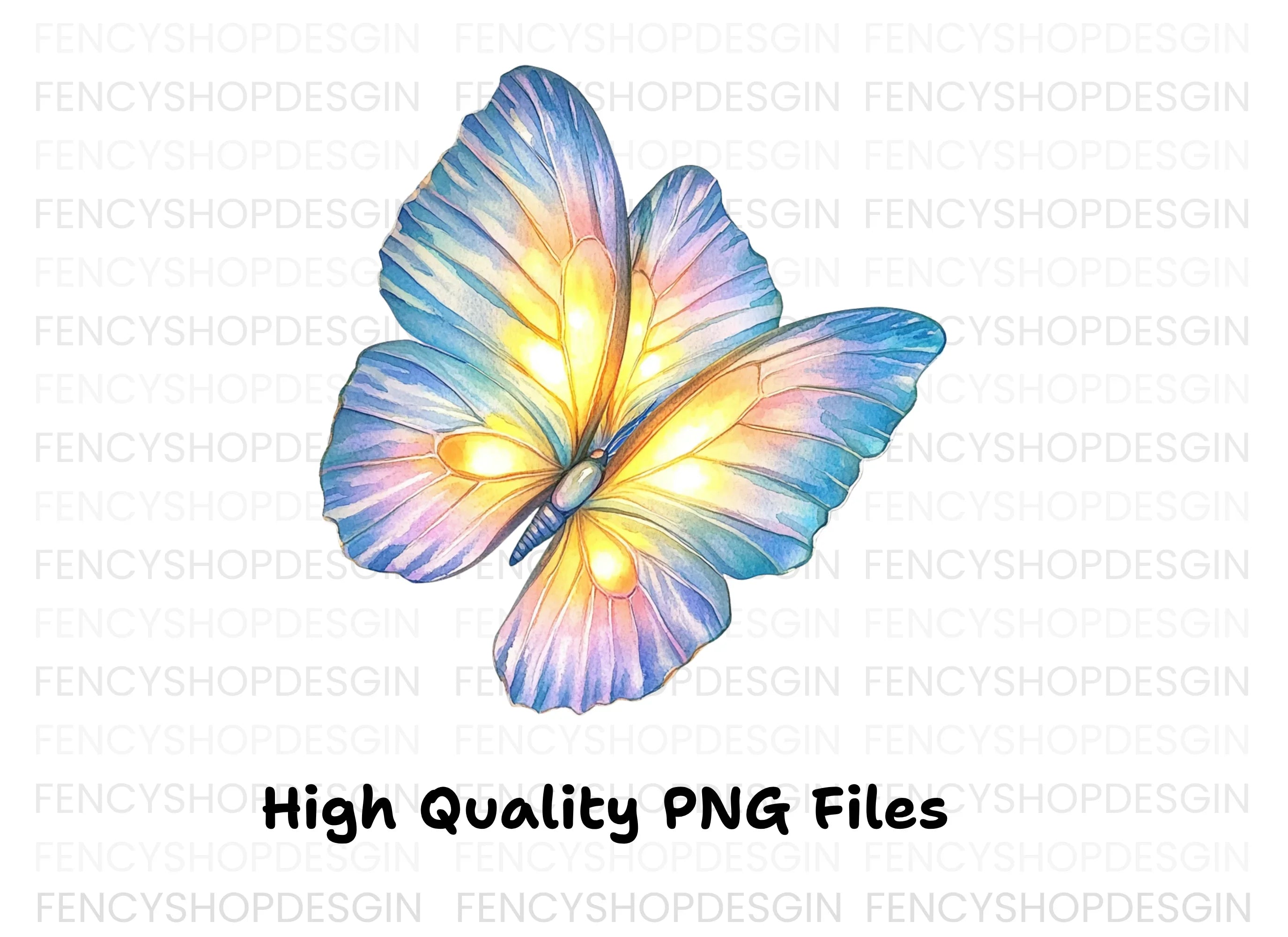 Pastel Butterfly Duo Clipart Bundle