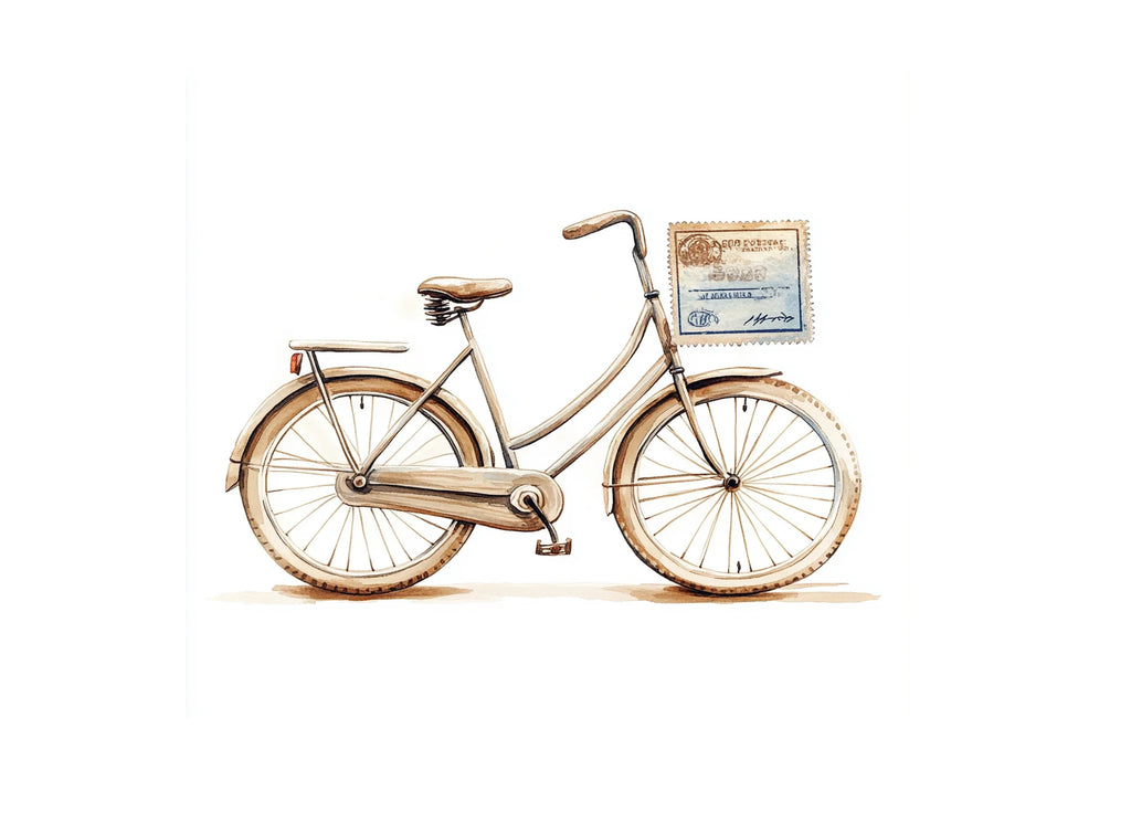 Bicycle Stamps Clipart Bundle