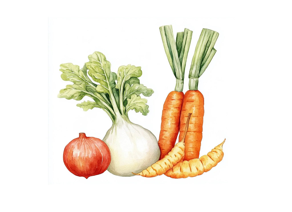 Fresh Farm Produce Clipart Bundle
