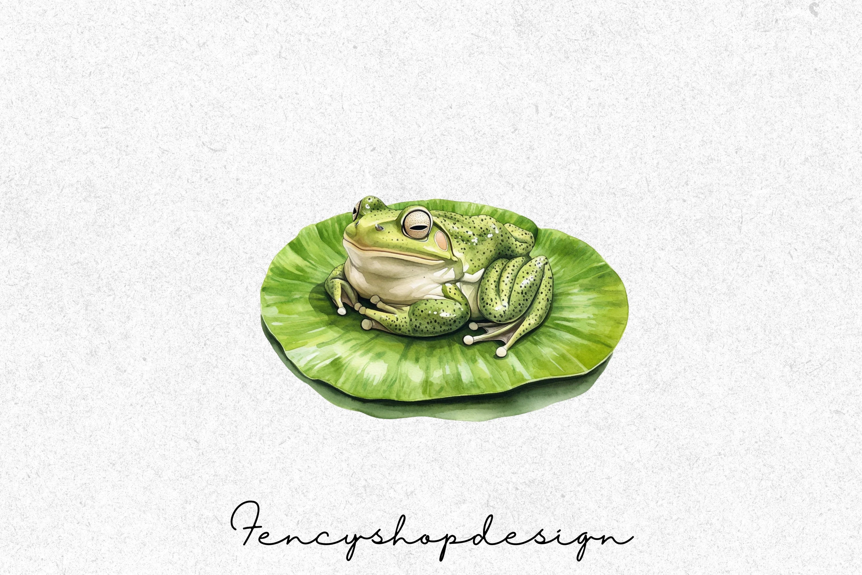 Whimsical Frog Clipart Bundle