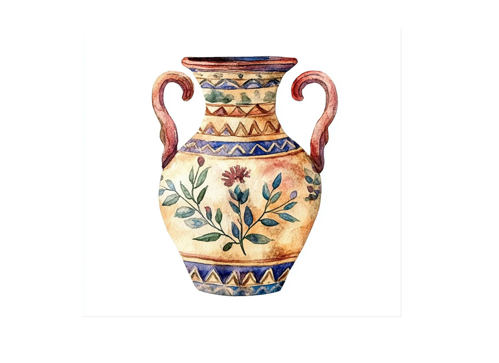 Decorative Ancient Vases Clipart Bundle