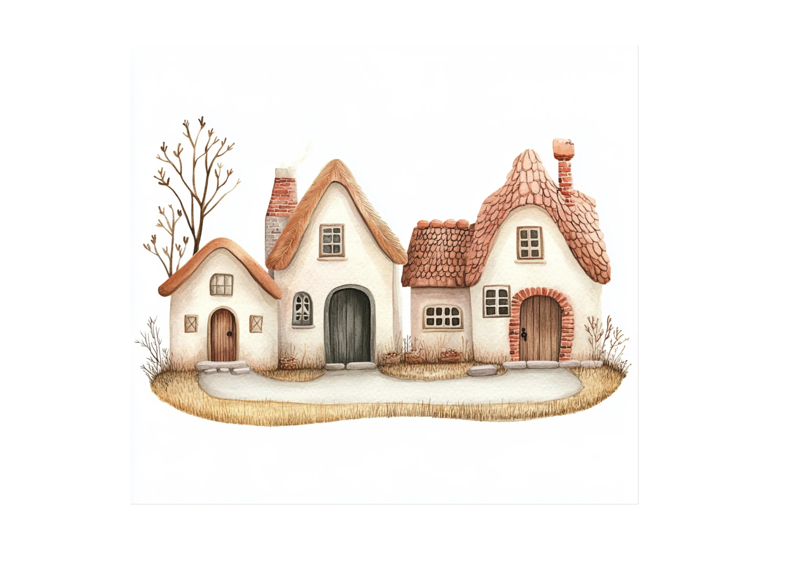 Fantasy Village Clipart Bundle
